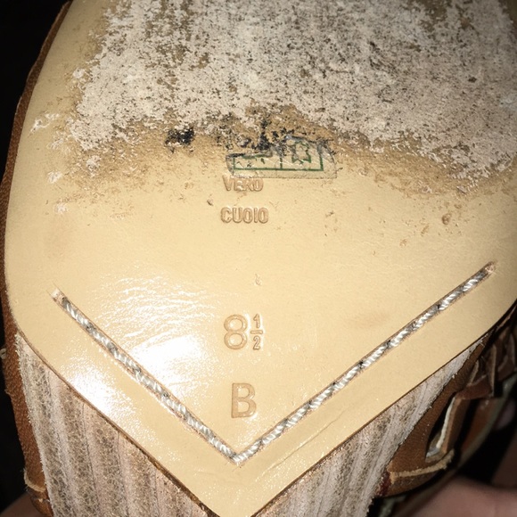 BELLE SIGERSON MORRISON EUC REAL LEATHER WEAVE PEEP TOE SHOES 8.5 - Picture 12 of 14